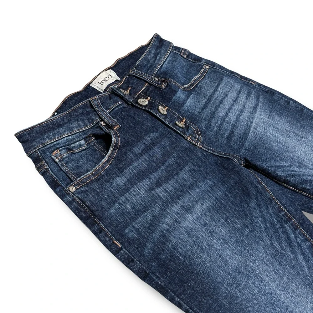 Tricot Women's‎ Button Fly Slim Skinny Leg Jeans Size 7/27 - 27 x 28